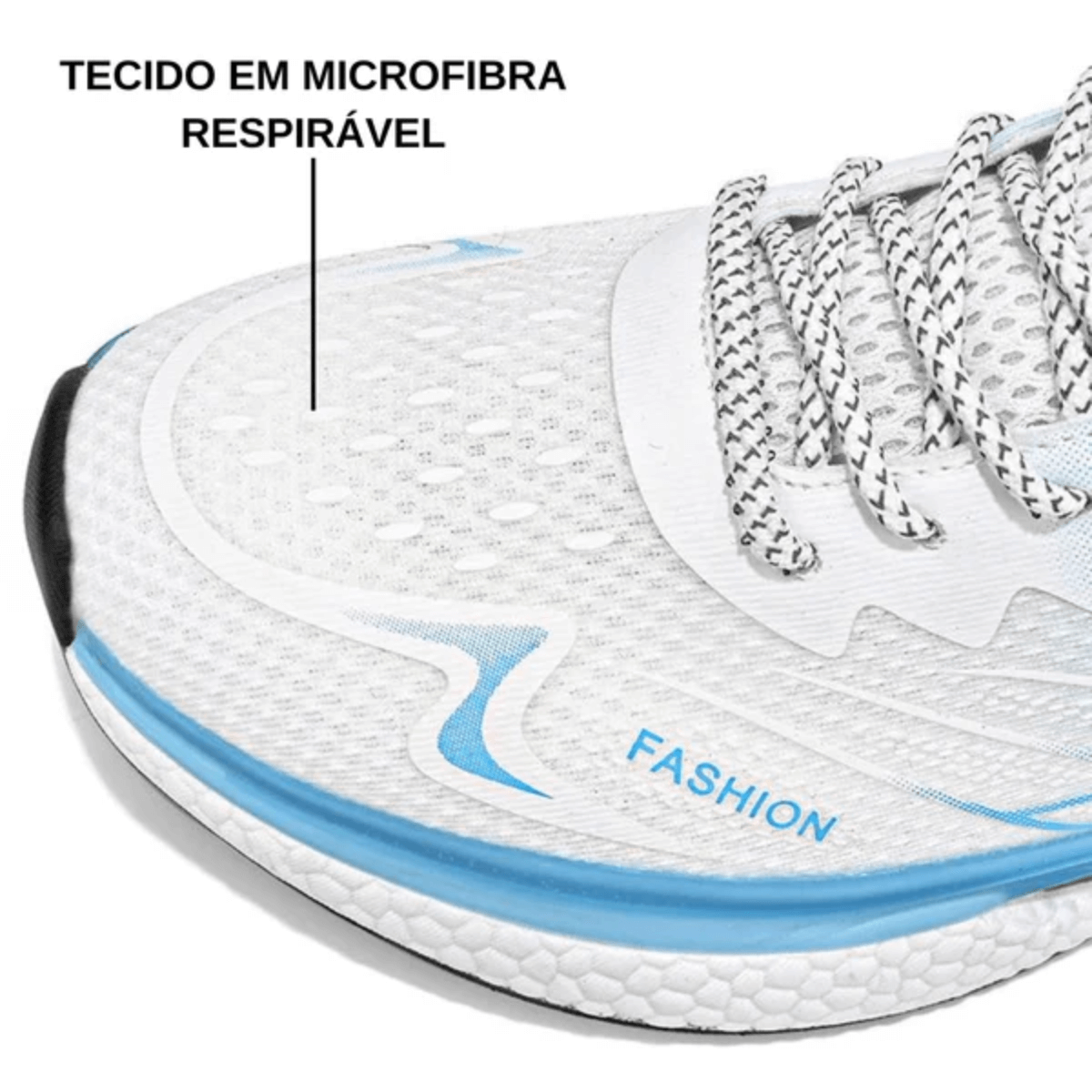 Tênis Masculino Academia Branco Hype Plus Viriati